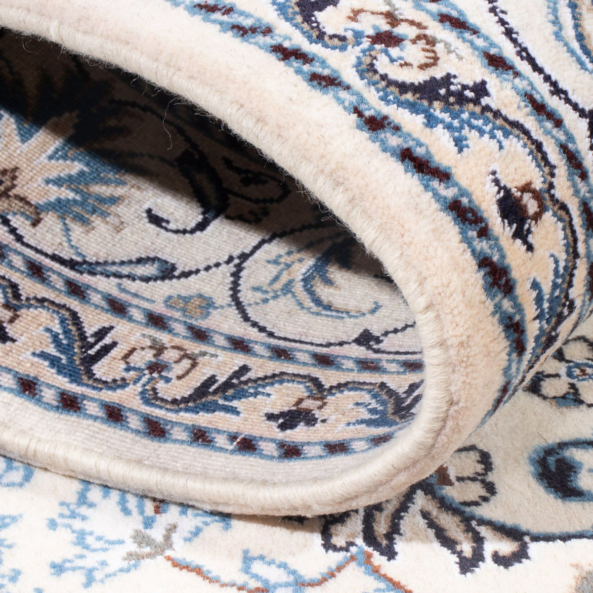 Perzisch tapijt - Nain - Koninklijk - 197 x 148 cm - crème