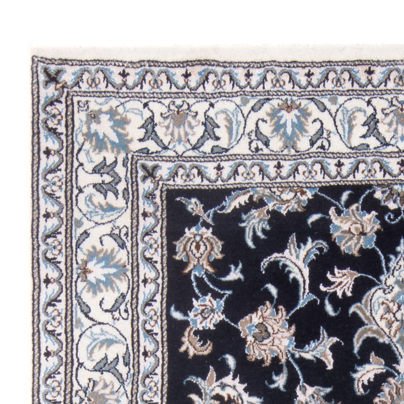 Perzisch tapijt - Nain - Koninklijk - 191 x 146 cm - donkerblauw