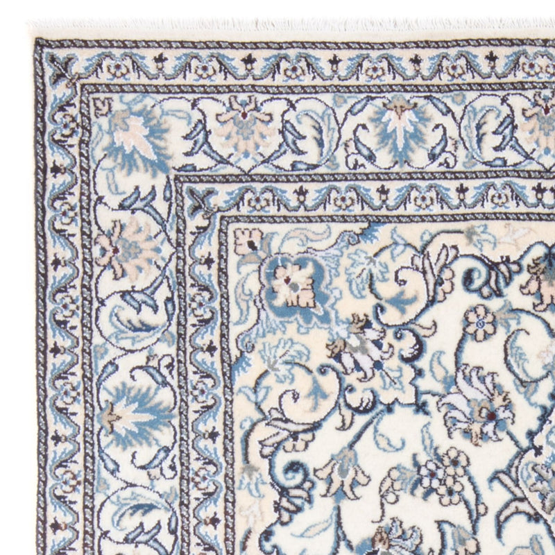 Perzisch tapijt - Nain - Koninklijk - 197 x 145 cm - crème