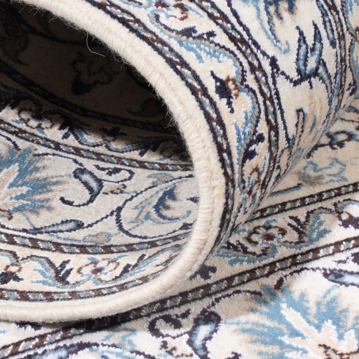 Perzisch tapijt - Nain - Koninklijk - 197 x 145 cm - crème