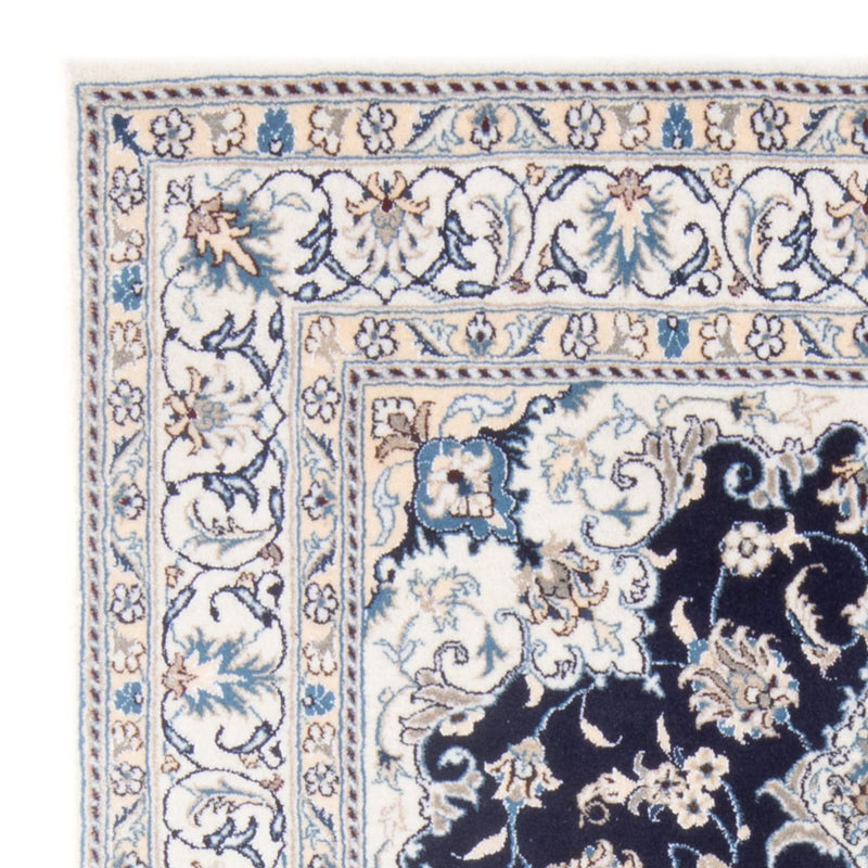 Perzisch tapijt - Nain - Koninklijk - 200 x 145 cm - donkerblauw