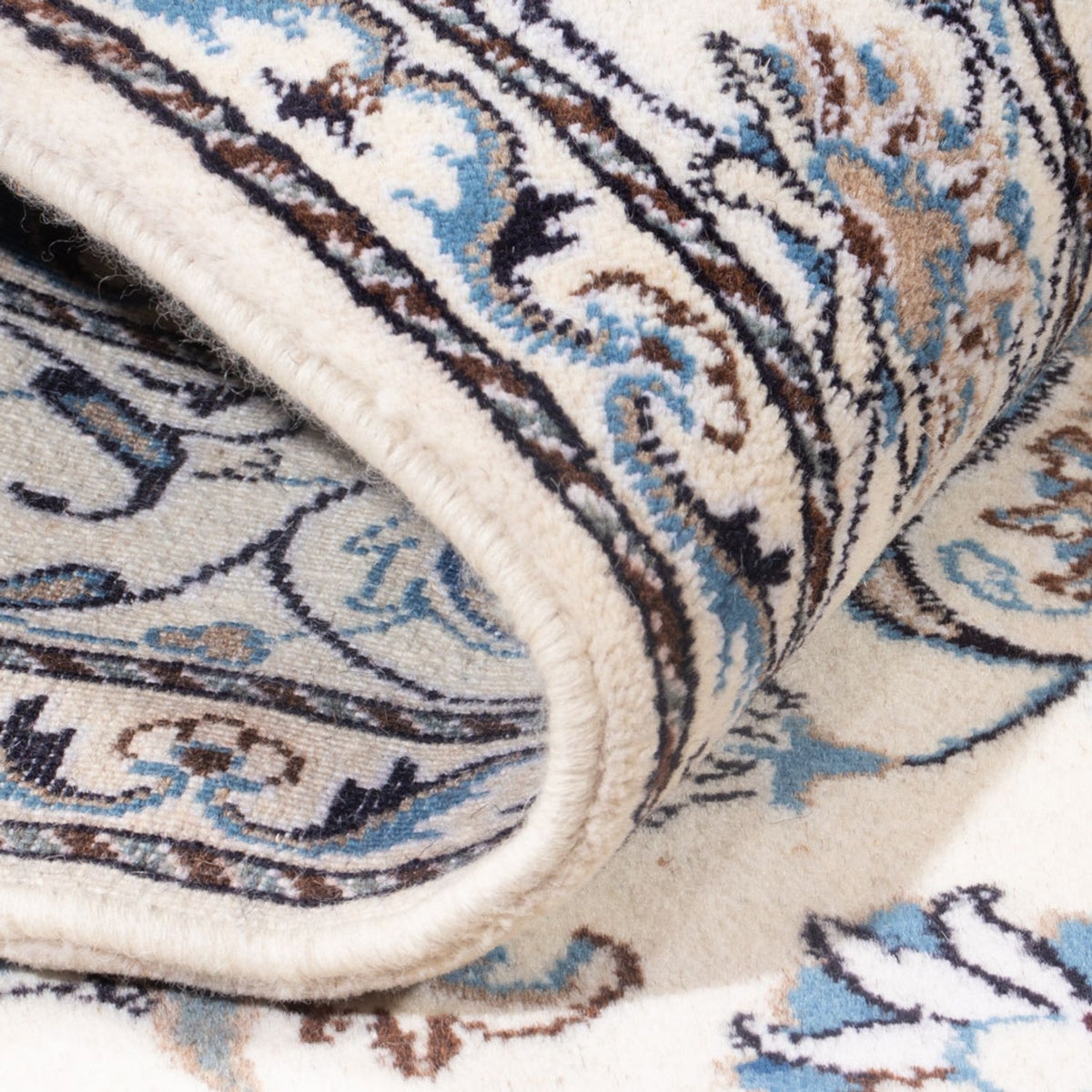 Perzisch tapijt - Nain - Koninklijk - 212 x 146 cm - crème