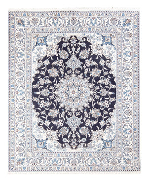 Perzisch tapijt - Nain - Koninklijk - 190 x 149 cm - donkerblauw