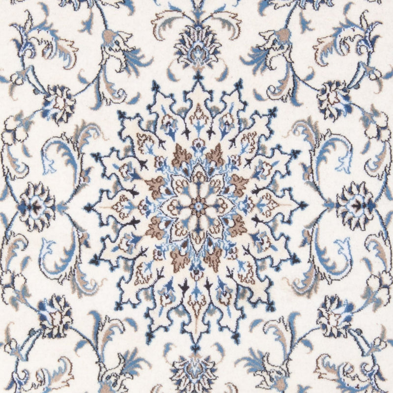 Perzisch tapijt - Nain - Koninklijk - 204 x 147 cm - crème