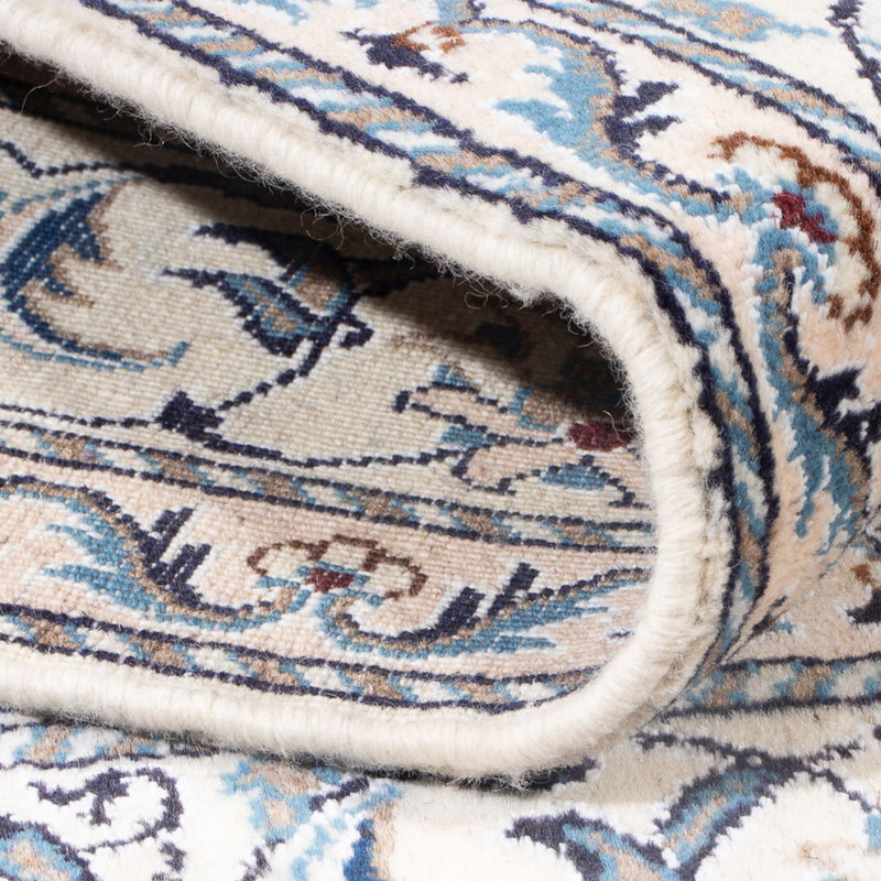 Perzisch tapijt - Nain - Koninklijk - 201 x 146 cm - blauw