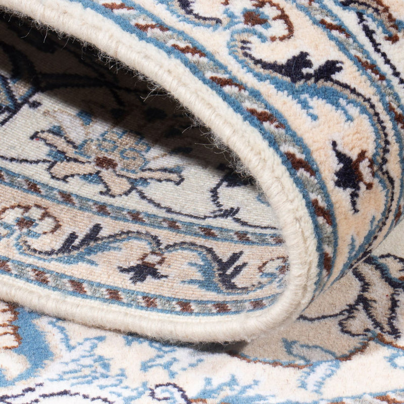 Perzisch tapijt - Nain - Koninklijk - 196 x 143 cm - crème