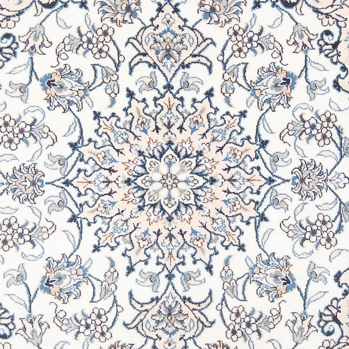 Perzisch tapijt - Nain - Koninklijk - 190 x 151 cm - camel