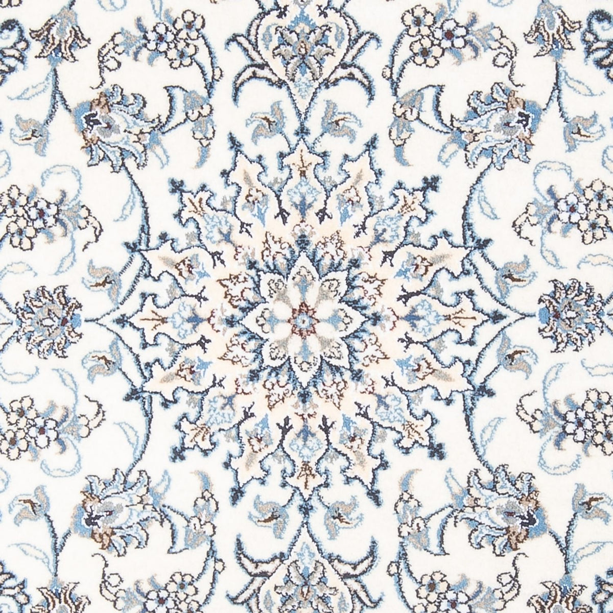 Perzisch tapijt - Nain - Koninklijk - 200 x 150 cm - crème