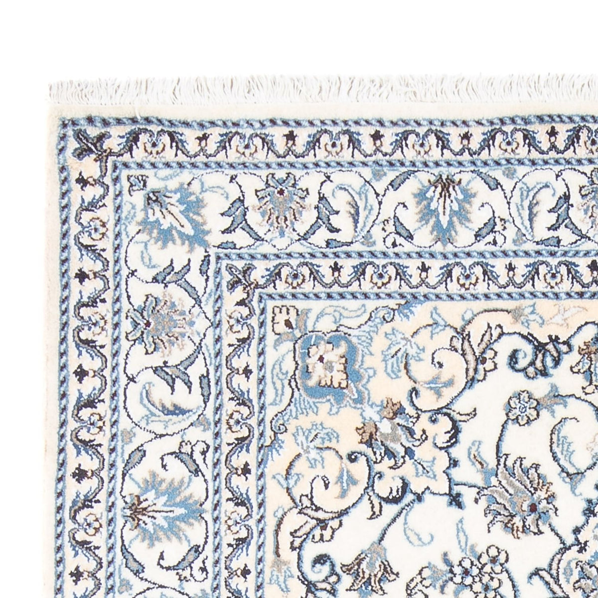 Perzisch tapijt - Nain - Koninklijk - 200 x 150 cm - crème