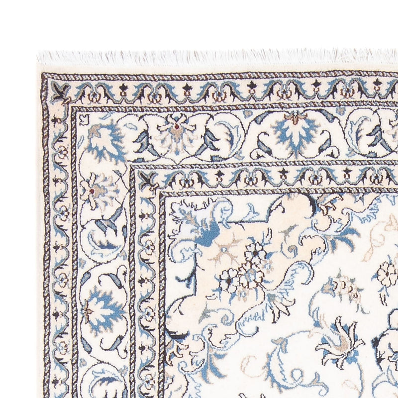 Perzisch tapijt - Nain - Koninklijk - 207 x 150 cm - crème