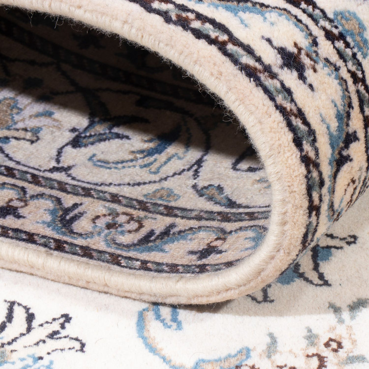 Perzisch tapijt - Nain - Koninklijk - 207 x 150 cm - crème