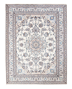 Perzisch tapijt - Nain - Koninklijk - 194 x 143 cm - crème