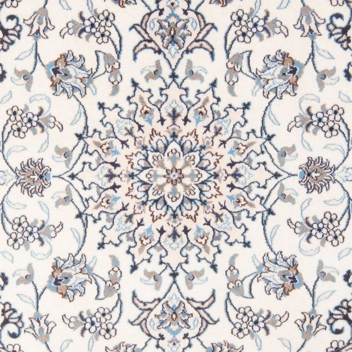 Perzisch tapijt - Nain - Koninklijk - 194 x 143 cm - crème