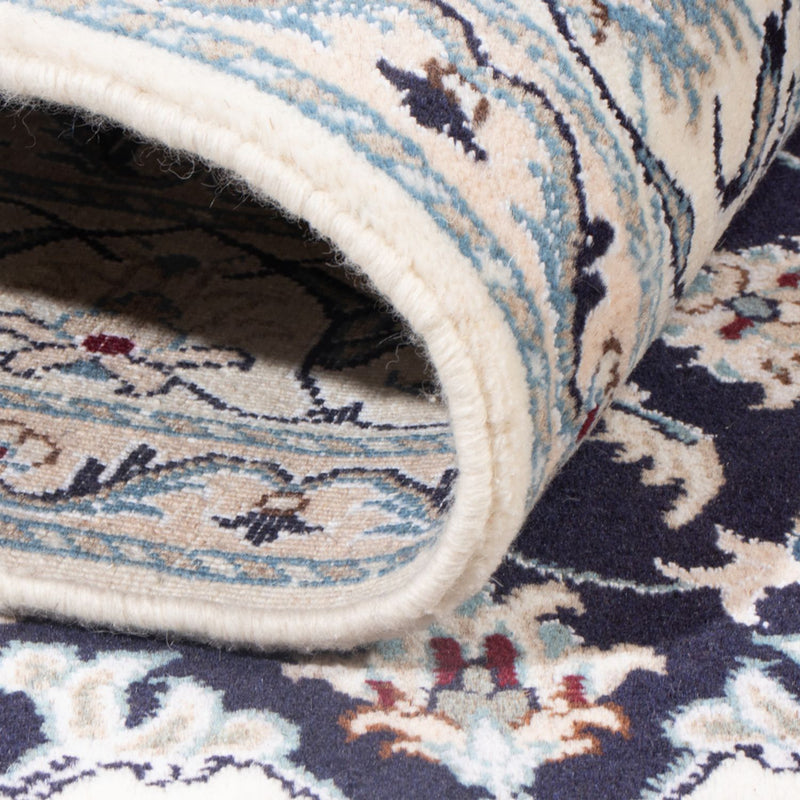 Perzisch tapijt - Nain - Koninklijk - 204 x 141 cm - donkerblauw