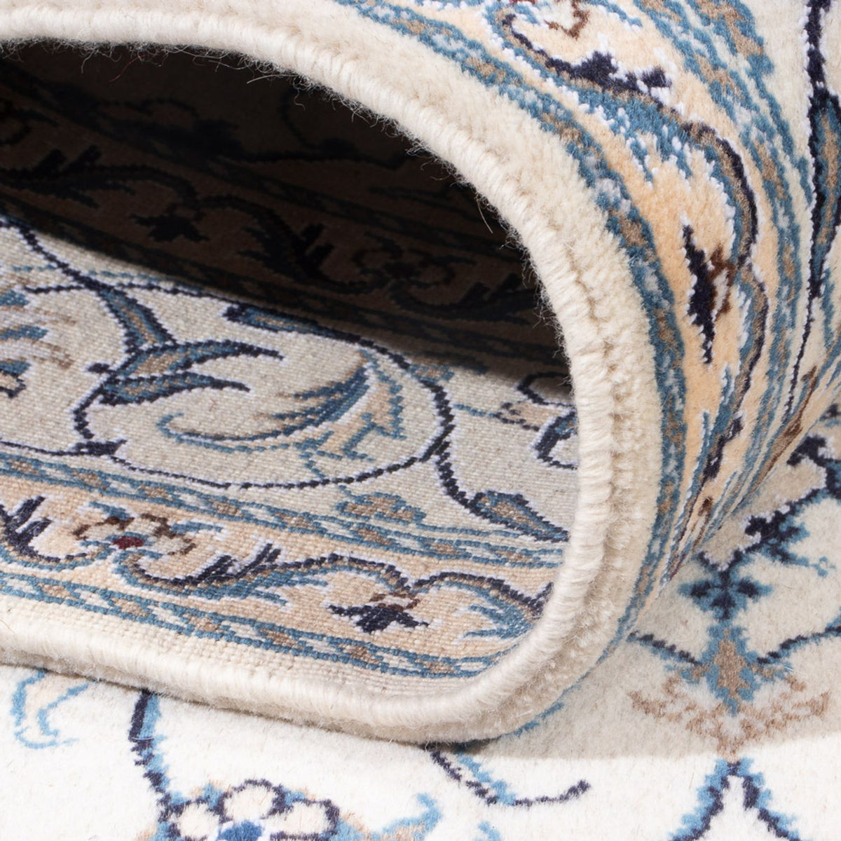 Perzisch tapijt - Nain - Koninklijk - 207 x 150 cm - crème