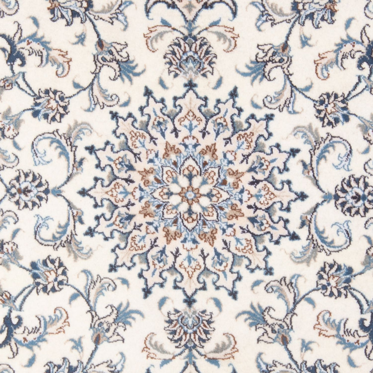 Perzisch tapijt - Nain - Koninklijk - 213 x 150 cm - crème