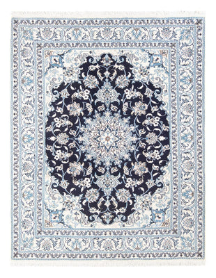 Perzisch tapijt - Nain - Koninklijk - 205 x 146 cm - donkerblauw
