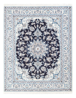 Perzisch tapijt - Nain - Koninklijk - 205 x 146 cm - donkerblauw