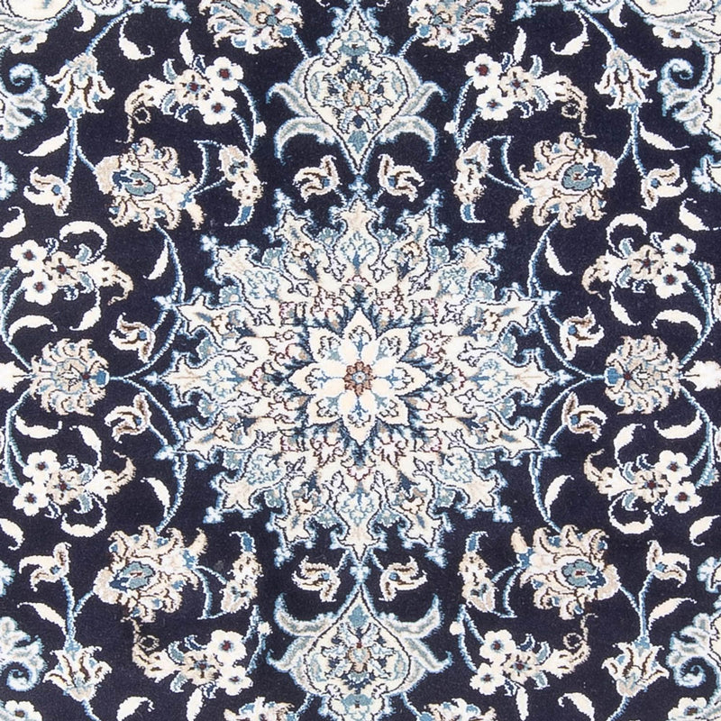 Perzisch tapijt - Nain - Koninklijk - 205 x 146 cm - donkerblauw