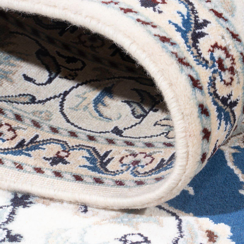 Perzisch tapijt - Nain - Koninklijk - 196 x 151 cm - blauw