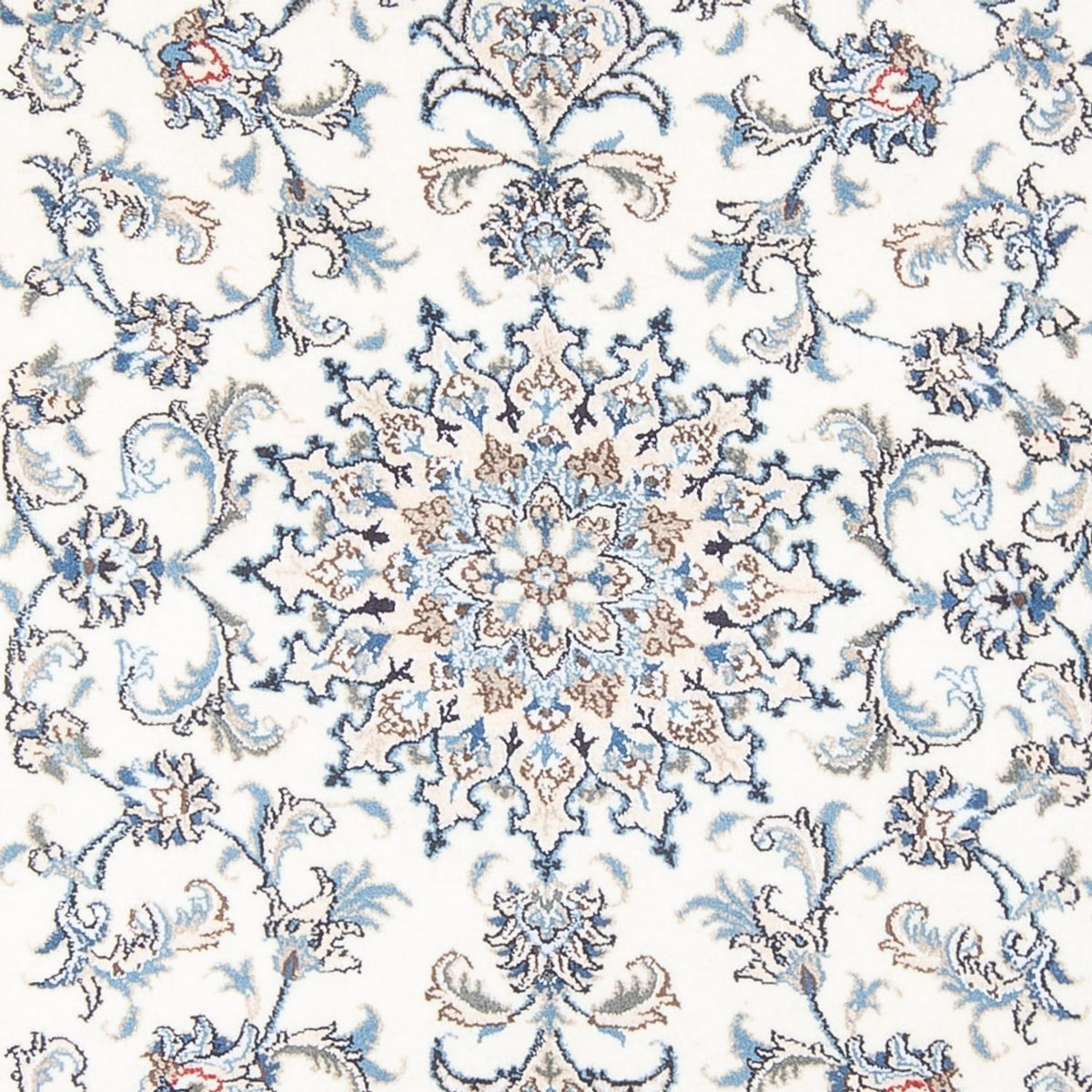 Perzisch tapijt - Nain - Koninklijk - 205 x 150 cm - crème