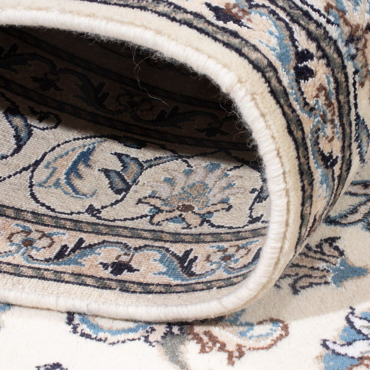 Perzisch tapijt - Nain - Koninklijk - 205 x 150 cm - crème