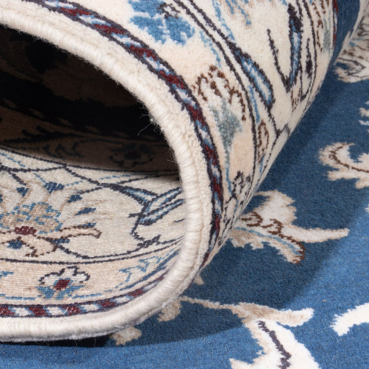 Perzisch tapijt - Nain - Koninklijk - 199 x 149 cm - blauw