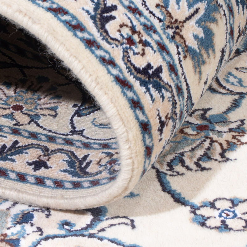 Perzisch tapijt - Nain - Koninklijk - 192 x 148 cm - crème