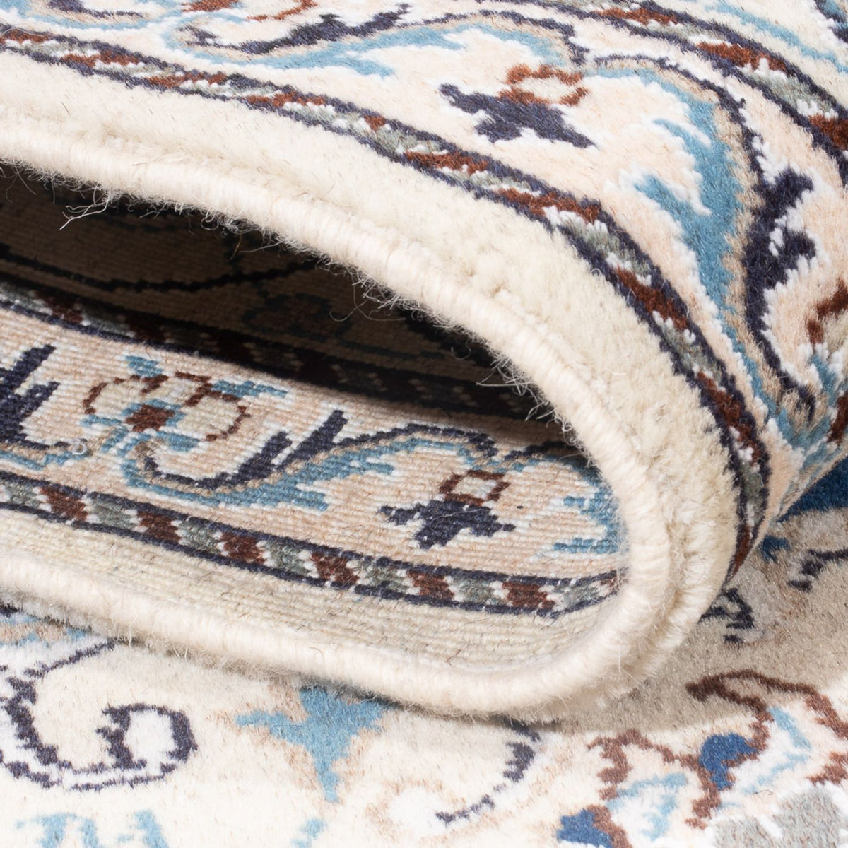 Perzisch tapijt - Nain - Koninklijk - 207 x 151 cm - blauw