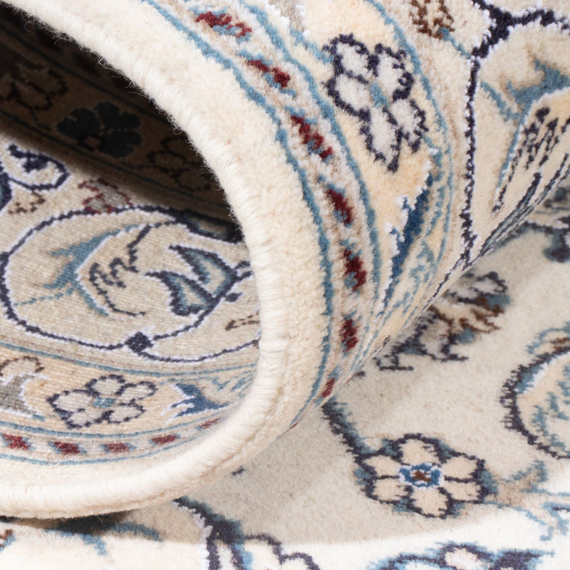 Perzisch tapijt - Nain - Koninklijk - 197 x 144 cm - crème