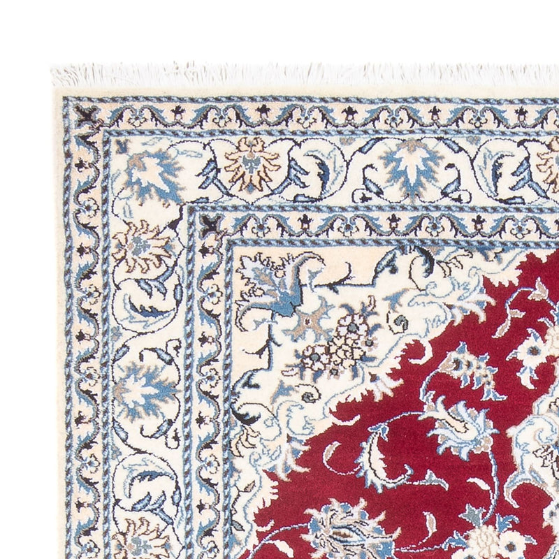 Perzisch tapijt - Nain - Koninklijk - 195 x 148 cm - rood