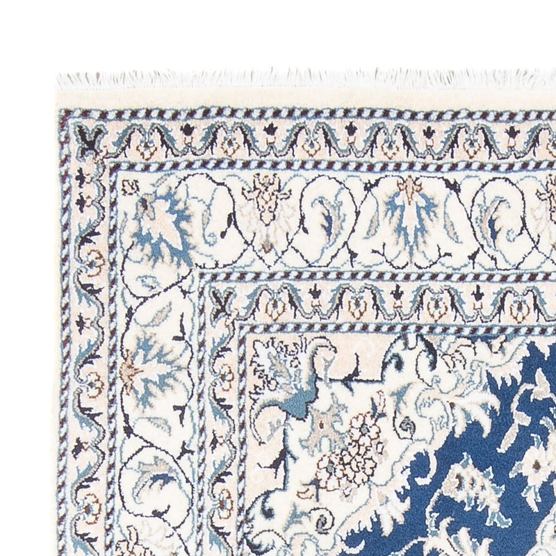 Perzisch tapijt - Nain - Koninklijk - 200 x 142 cm - blauw