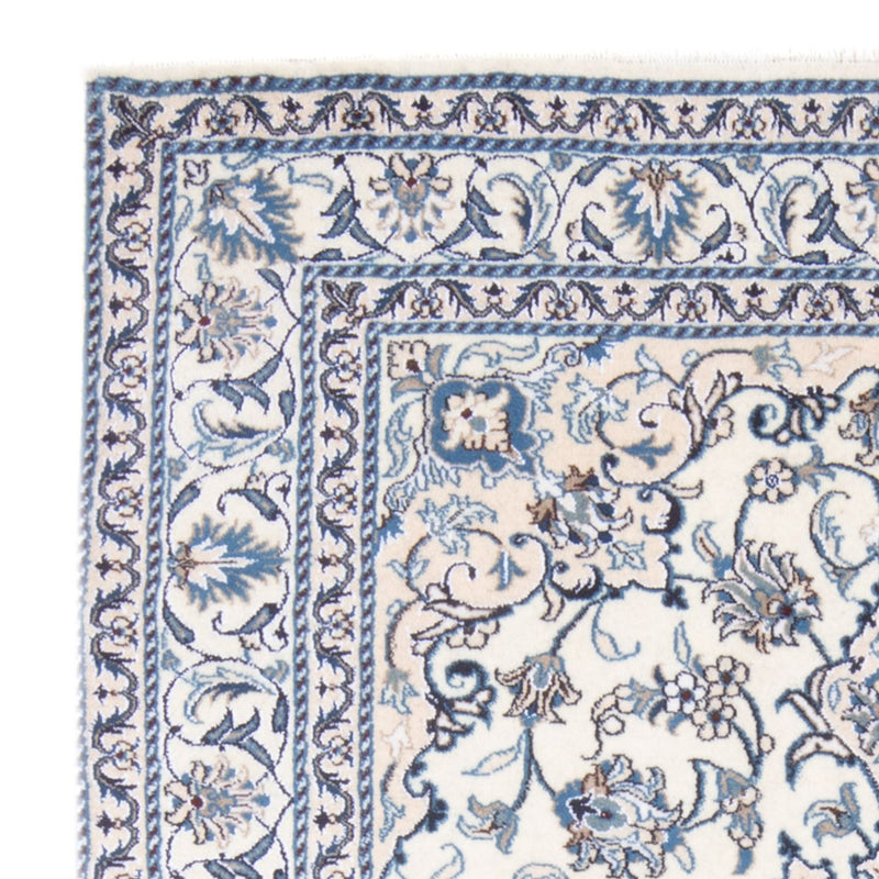 Perzisch tapijt - Nain - Koninklijk - 202 x 147 cm - crème