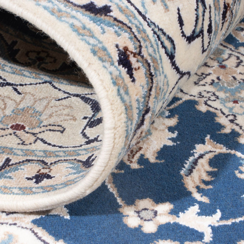 Perzisch tapijt - Nain - Koninklijk - 200 x 148 cm - blauw