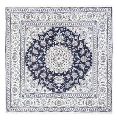 Perzisch tapijt - Nain vierkant  - 200 x 196 cm - donkerblauw