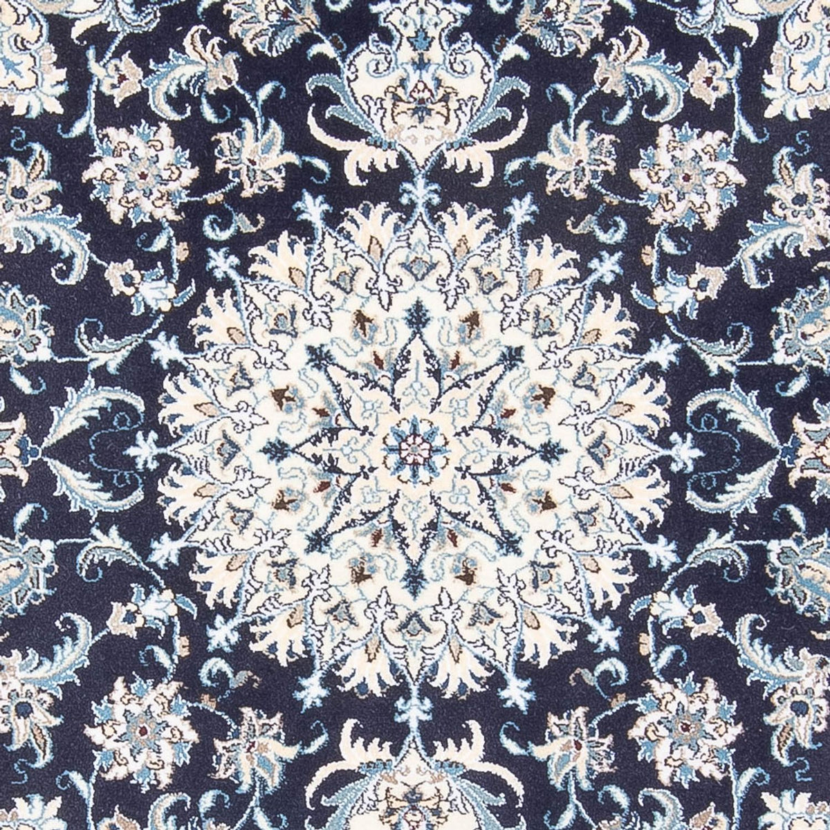 Perzisch tapijt - Nain vierkant  - 200 x 196 cm - donkerblauw