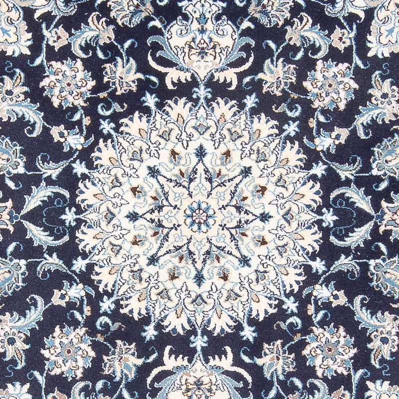 Perzisch tapijt - Nain vierkant  - 200 x 196 cm - donkerblauw