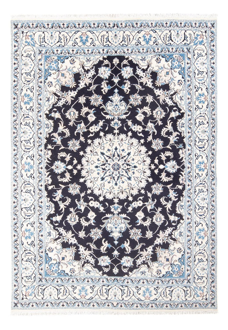 Perzisch tapijt - Nain - 231 x 163 cm - donkerblauw