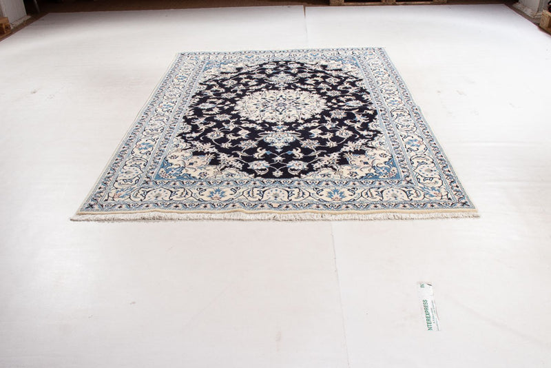 Perzisch tapijt - Nain - 231 x 163 cm - donkerblauw