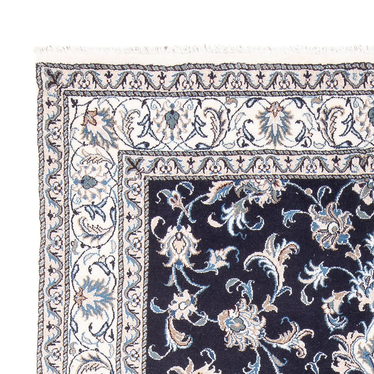 Perzisch tapijt - Nain - 238 x 167 cm - donkerblauw