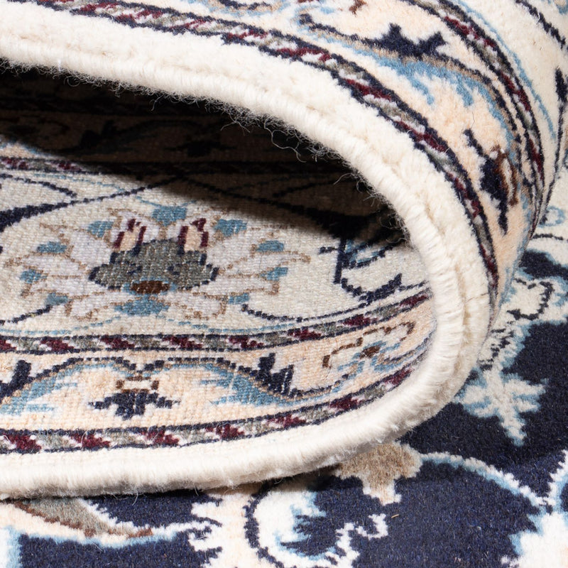 Perzisch tapijt - Nain - 241 x 167 cm - donkerblauw