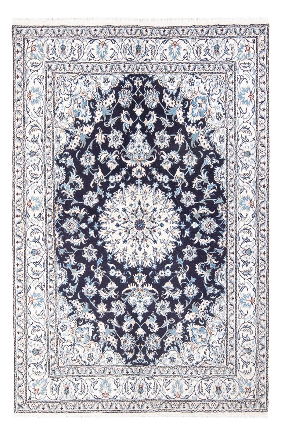Perzisch tapijt - Nain - 249 x 166 cm - donkerblauw