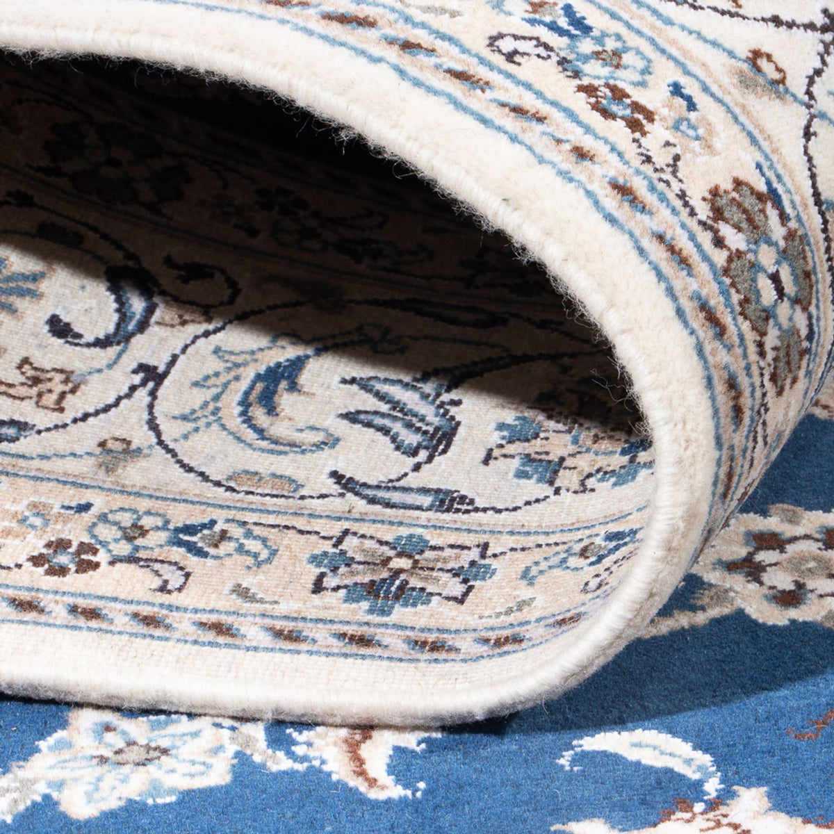 Perzisch tapijt - Nain - 291 x 197 cm - donkerblauw