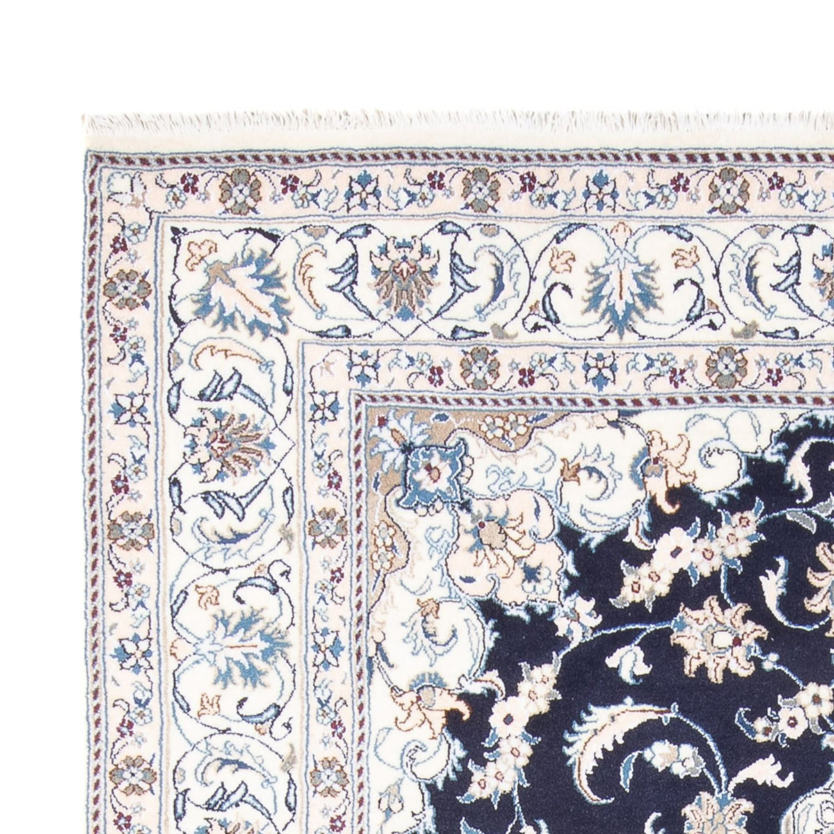 Perzisch tapijt - Nain - 295 x 203 cm - donkerblauw