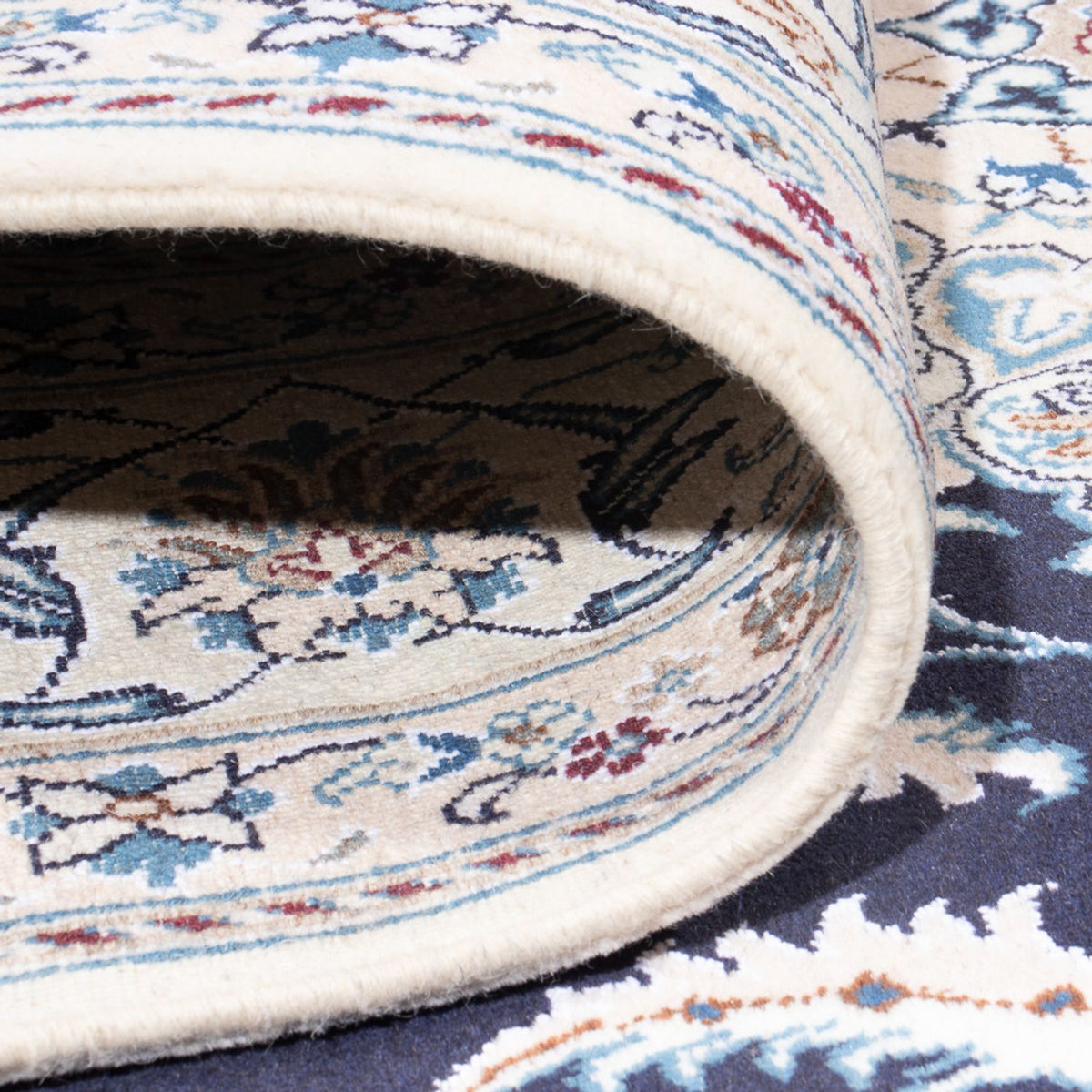 Perzisch tapijt - Nain - 295 x 203 cm - donkerblauw