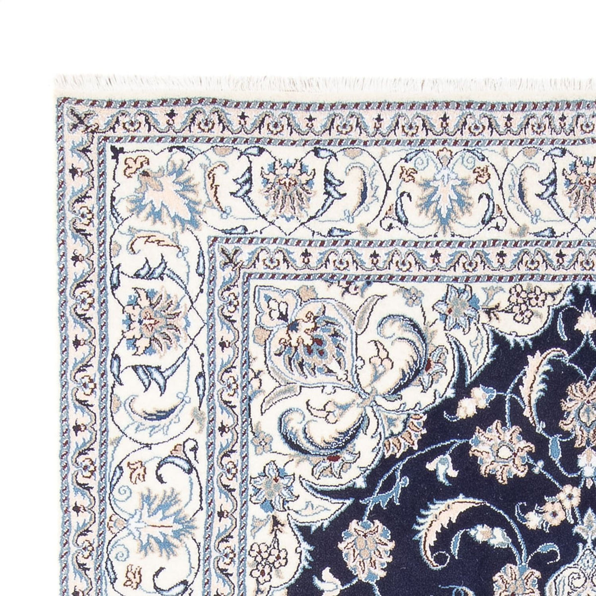 Perzisch tapijt - Nain - 291 x 190 cm - donkerblauw