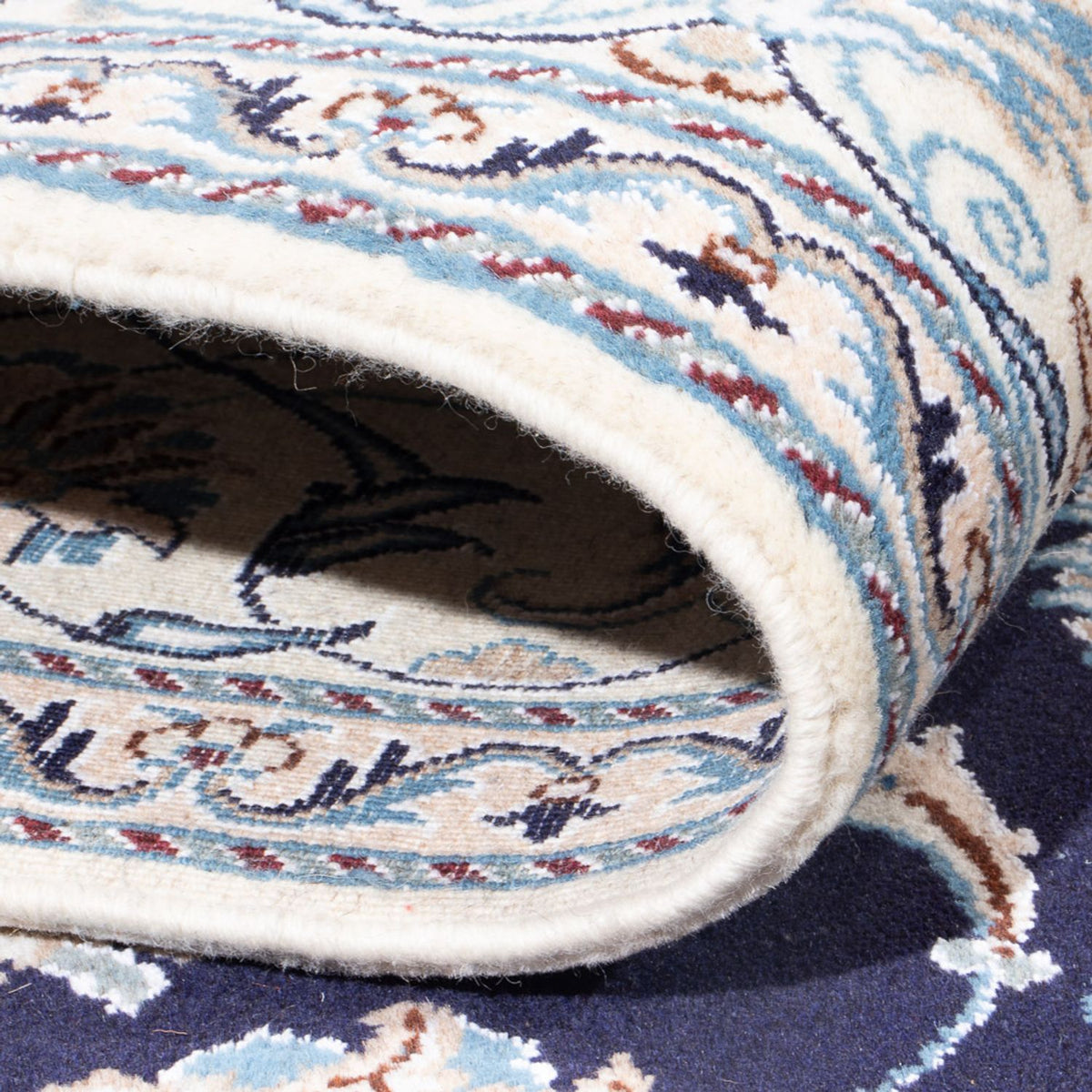 Perzisch tapijt - Nain - 291 x 190 cm - donkerblauw