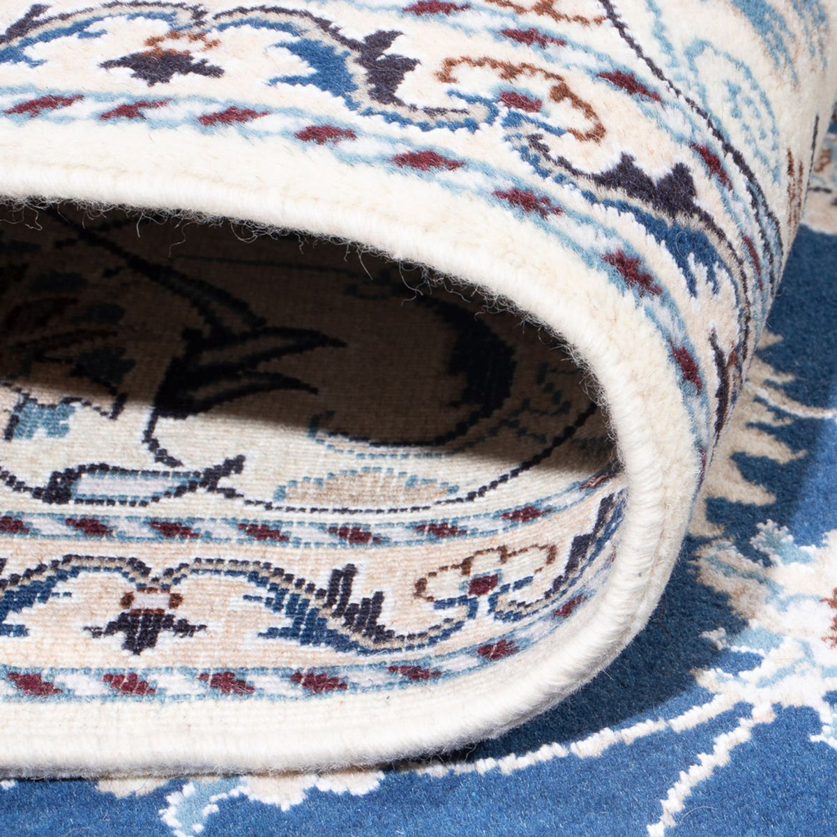 Perzisch tapijt - Nain - 296 x 196 cm - blauw