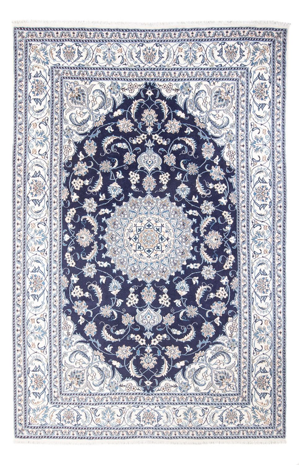 Perzisch tapijt - Nain - 293 x 201 cm - donkerblauw