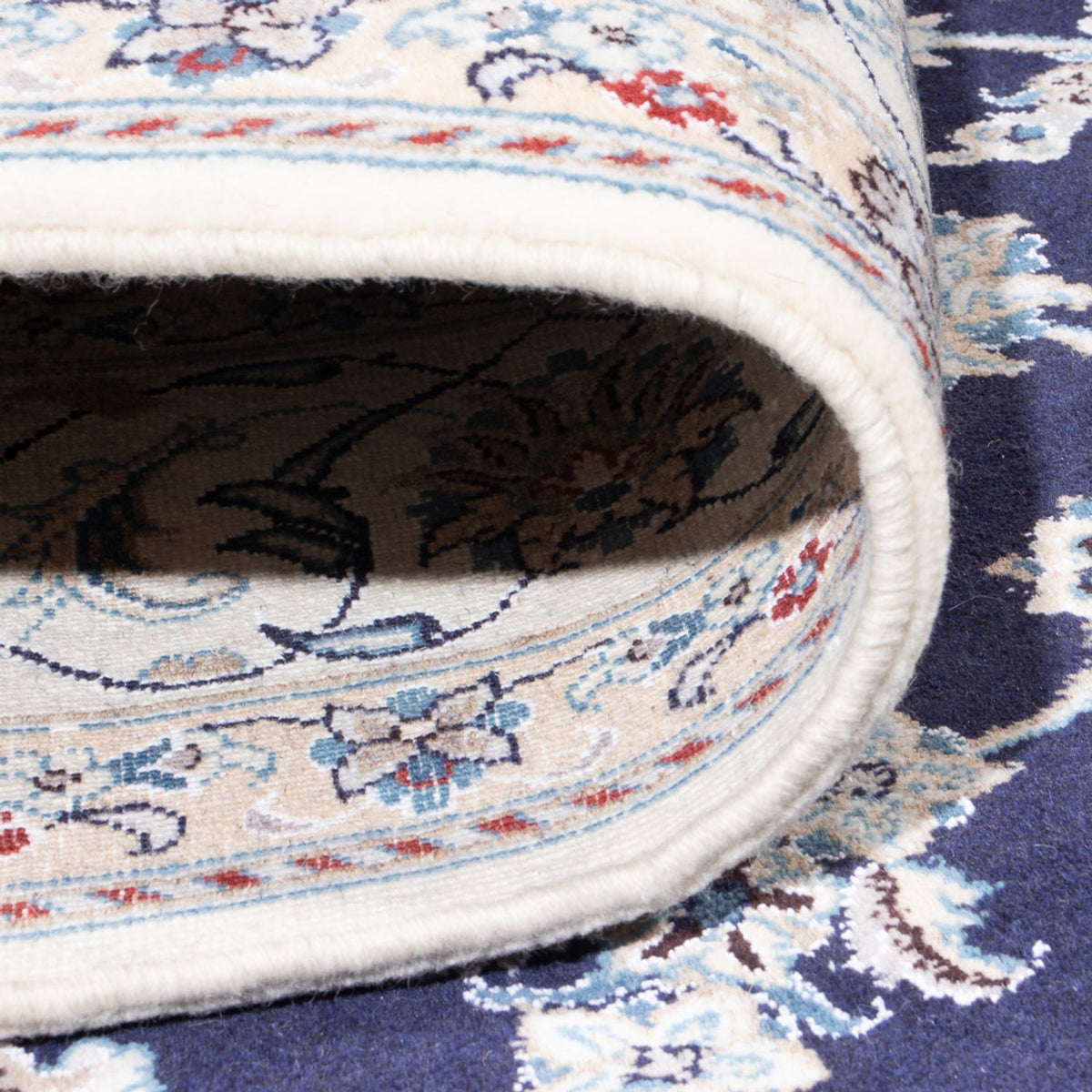 Perzisch tapijt - Nain - 293 x 197 cm - donkerblauw